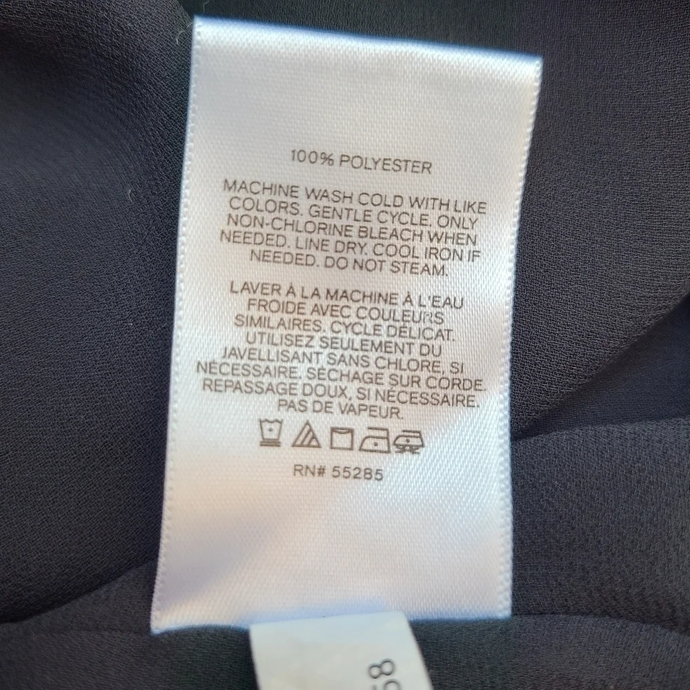 Express Black Tank Top with Accent Stitching - Picture 8 of 9